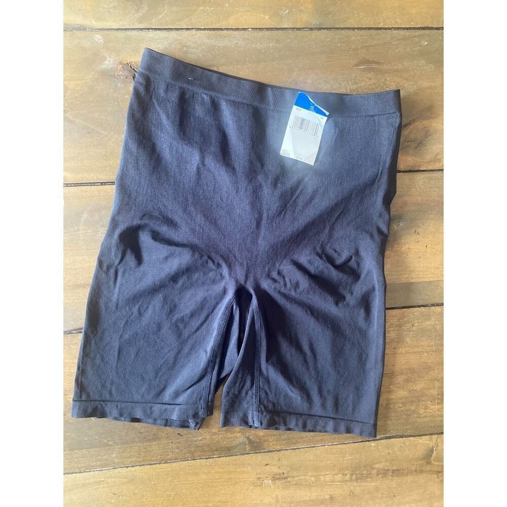Maidenform black high waist girdle shapewear slimming size XL